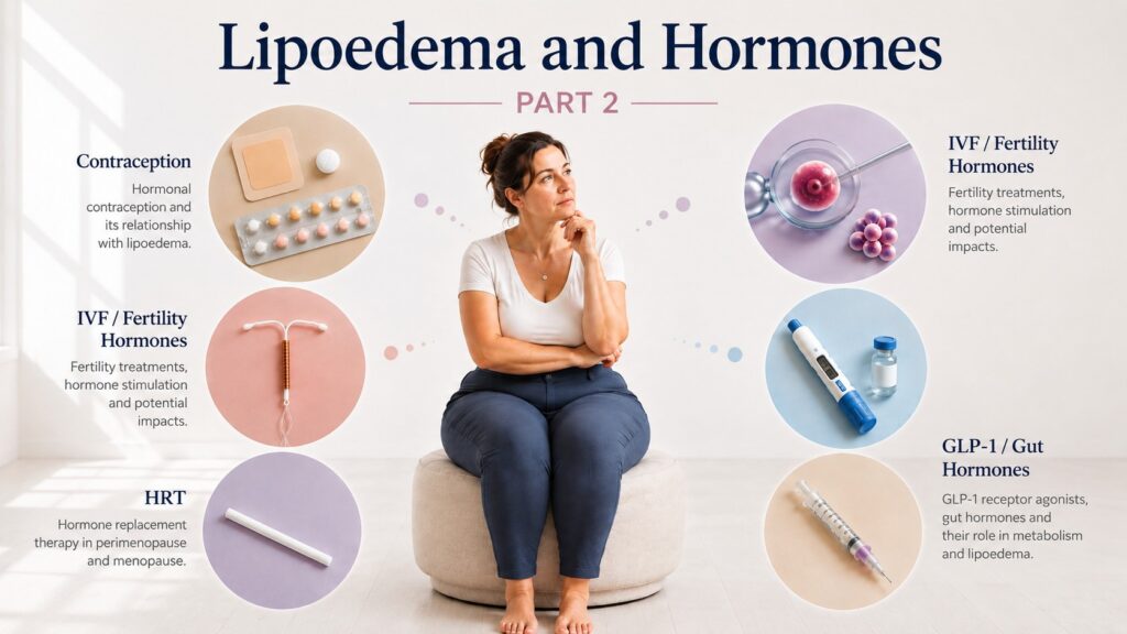 Lipoedema & Prescribed Hormones: HRT, Contraception, IVF and GLP-1/Gut Hormones
