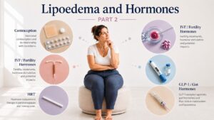 Lipoedema and hormones Part 2 – contraception, IVF, HRT and GLP-1 gut hormones